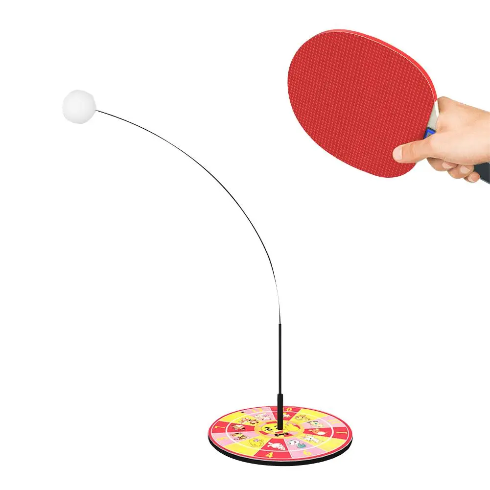 Multifunctional Detachable Table Tennis Trainer Safe Magnetic Dart Elastic Soft Shaft Rebound Training | Спорт и развлечения