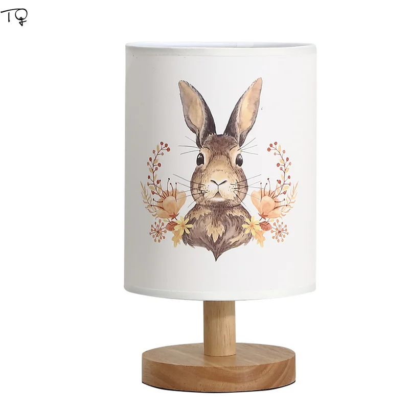 

Dimming Switch Nordic INS Led Table Lamp Kids Room Light Wood Base Modern Warm Simple Small Night Light Baby Nurse Art Decor