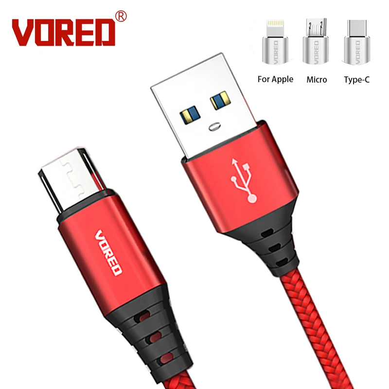 

2.4A Output Micro Usb Data Cable Type c Usb Cable Flexible Mobile Phone charging wire For Iphone Charger Huawei Adroid Charge