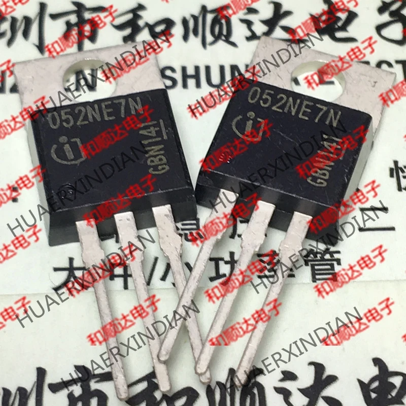 Новый и оригинальный IPP052NE7N3G 052NE7N TO-220 75V 80A | Электронные компоненты принадлежности