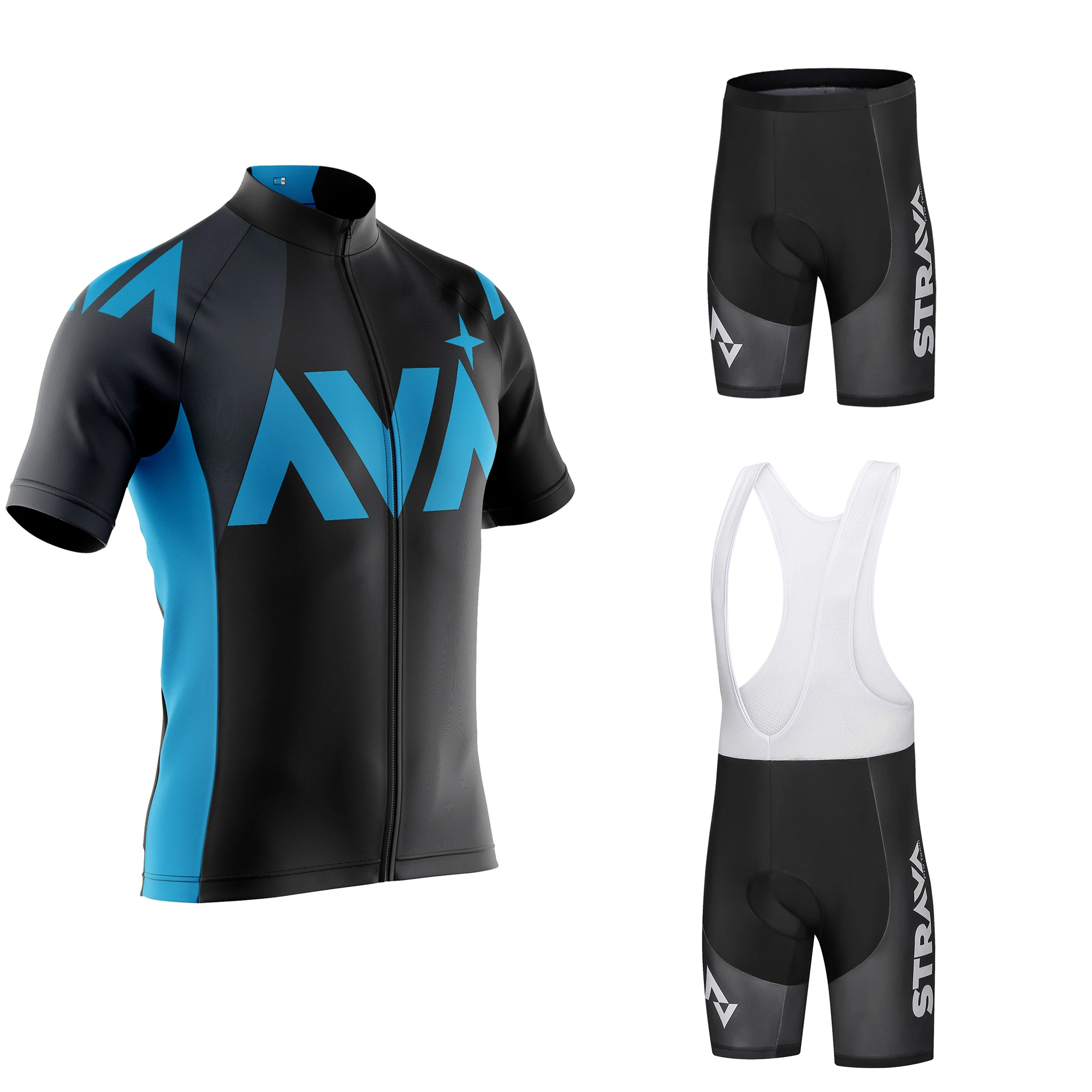 2021 Mens Team Cycling Jersey And Shorts Set Summer Short Sleeve Bicycle Outfits 