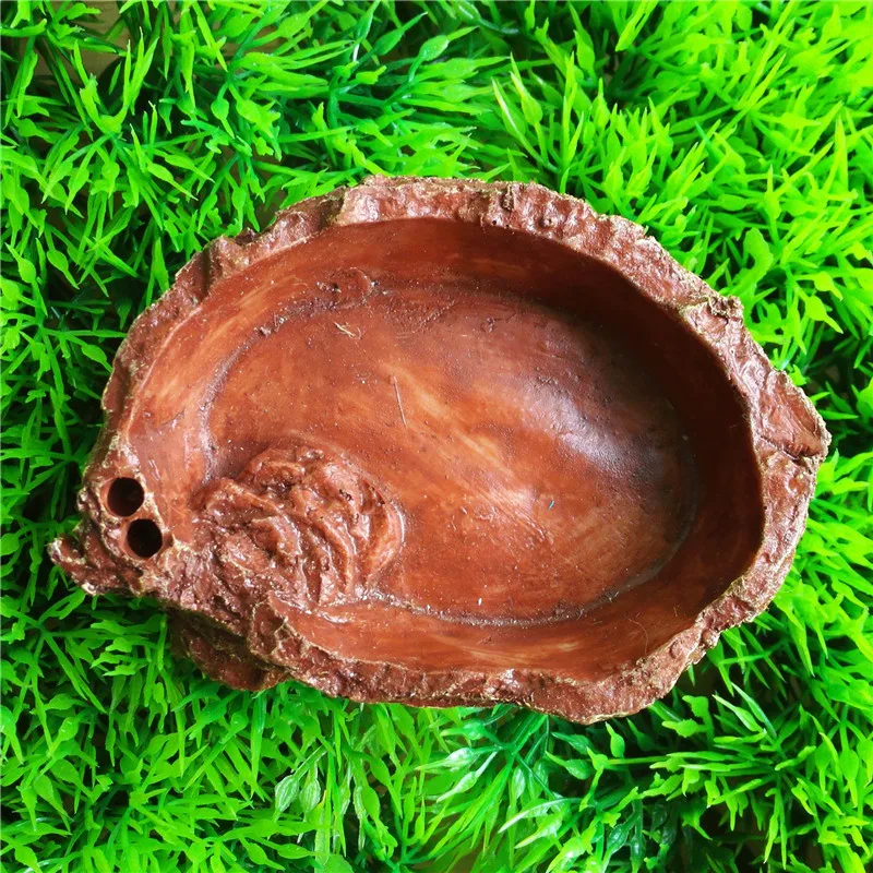 

Reptile Feeder Crawler Bowl Basin Water Fountain Turtle Tortoise Scorpion pider Lizards Crabs Aquatic Pet Supplies Nice 1Pc