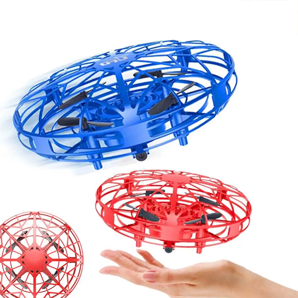 UFO Mini Drone Four-axis Gesture Sensing Aircraft Suspension Flying Saucer Toy For Children Adult