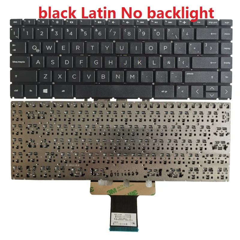 novo la teclado portátil para hp pavilion