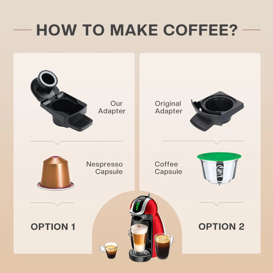 Capsule Adapter For Nespresso Coffee 