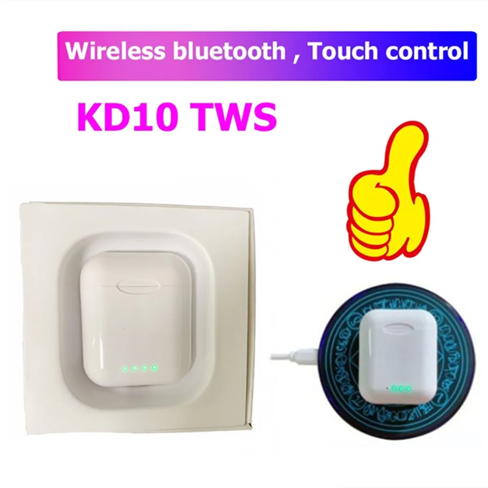 KD10 TWS Wireless Bluetooth Earphones Touch Contro Sport Earbuds for apple xiaomi Phones as i10 i20 i50 i60 i80 i100 | Электроника