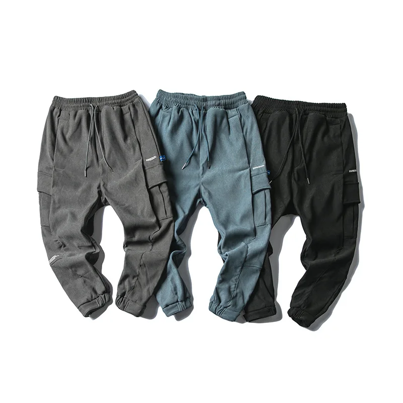 

Northern Boundary Men'S Wear Shu Multi-pockets Workwear Draping Casual Pants Men's