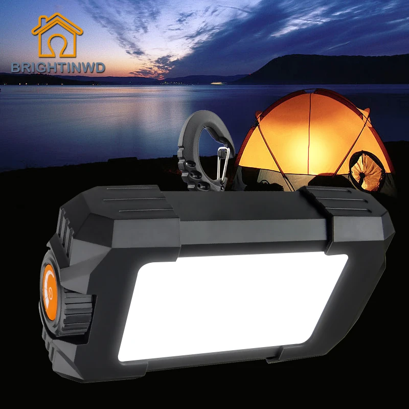10W Camping Tent Light Outdoor Rechargeable Portable Lantern 27 LEDs Lamp 500LM Flasher Flashlight with USB interface BRIGHTINWD