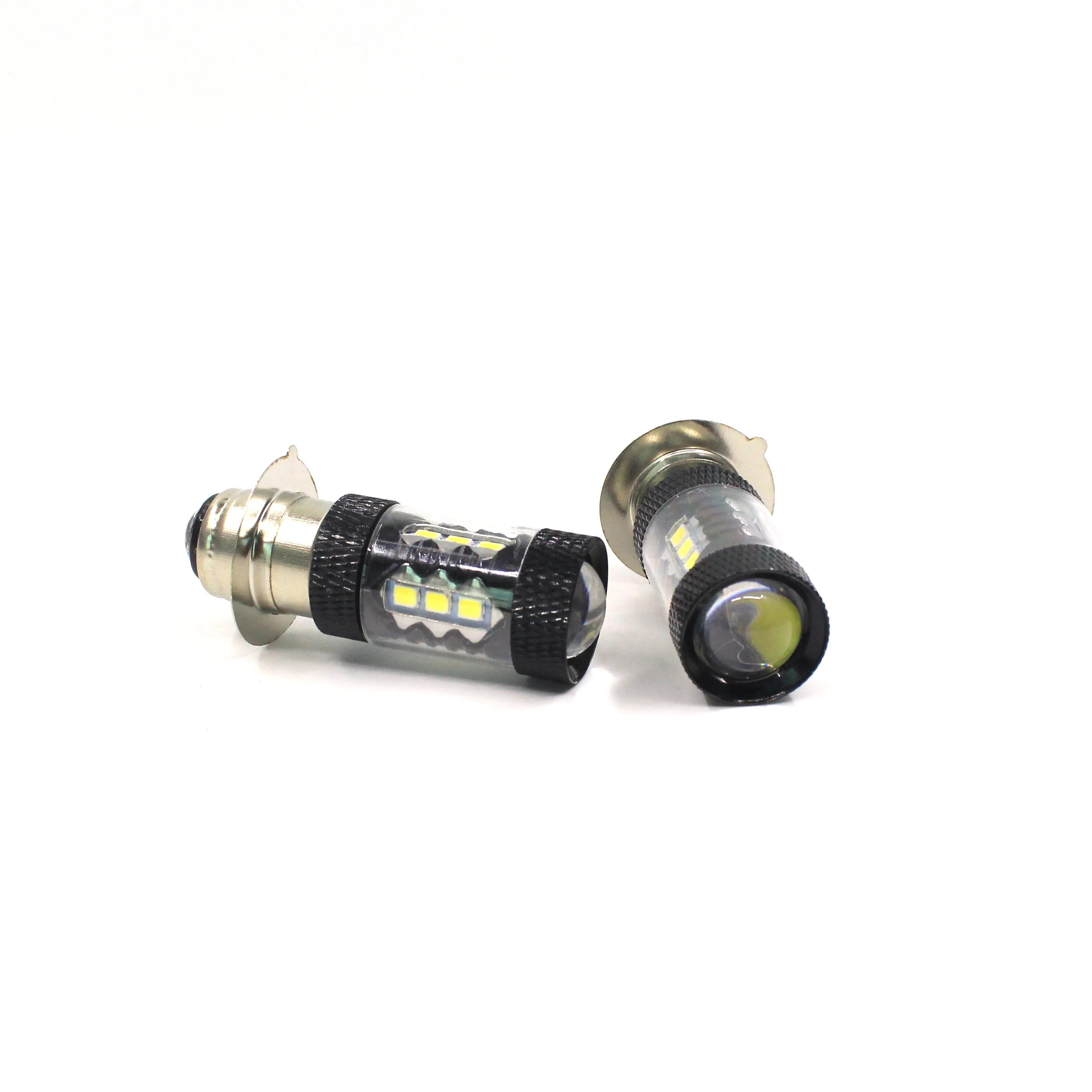 2X мотоцикл светодиодный фары H6 80 Вт 3030 16SMD 12V 6000K светодиодный светильник белый автомобильные лампы
