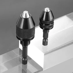 Destornillador sin llave, adaptador de controlador de impacto, Micro Motor eléctrico, abrazadera, Mini portabrocas, adaptador de brocas de vástago hexagonal