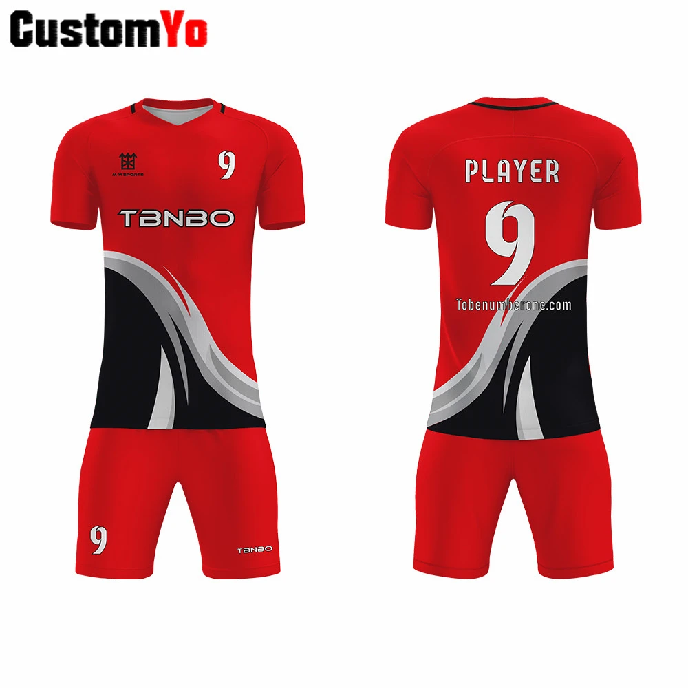 red soccer uniforms