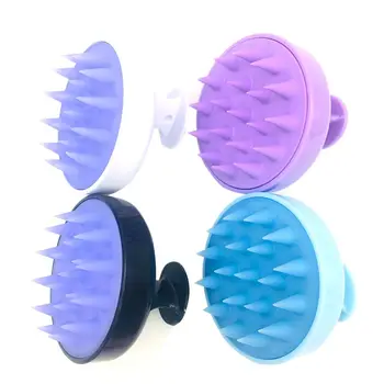 

Multifunction Hair Scalp Massager Soft Silicone Shampoo Brush Spa Massage Hair Brush Mini Head Meridian Massage Tool