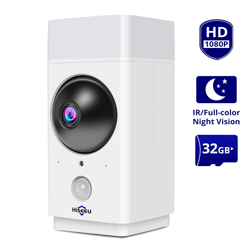 

1080P Indoor WiFi Camera Wireless Dual Light Source Infrared/Full Color Night Television Bidirectional Audio Mobile Detection