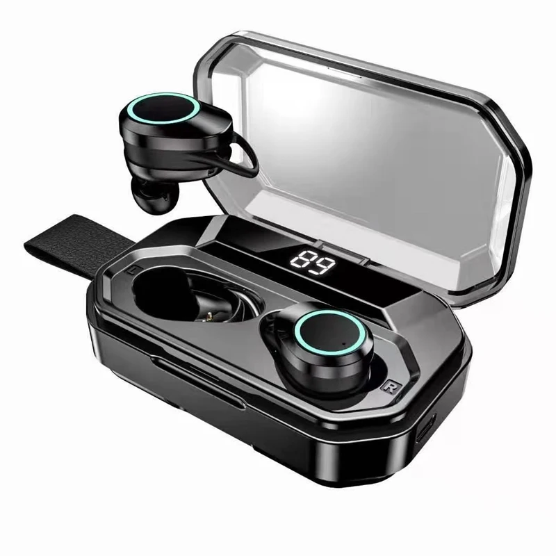 TWS X6/X6 PRO Jerry Bluetooth 5,0 Беспроводные наушники с отсеком для батареи 3000 мАч дисплей питания сенсорный IPX7 водонепроницаемый