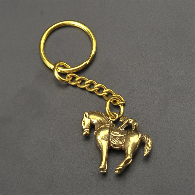horse brass pendants (6)