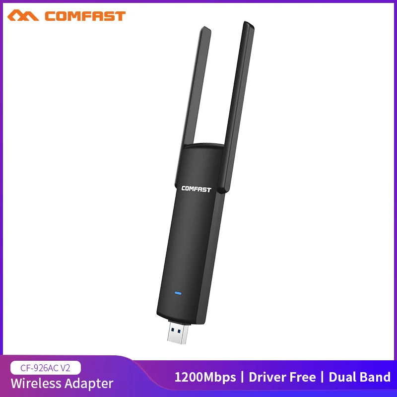 Comfast двухдиапазонный 2 4G & 5G AC маршрутизатор беспроводной приемник сигнала USB3.0