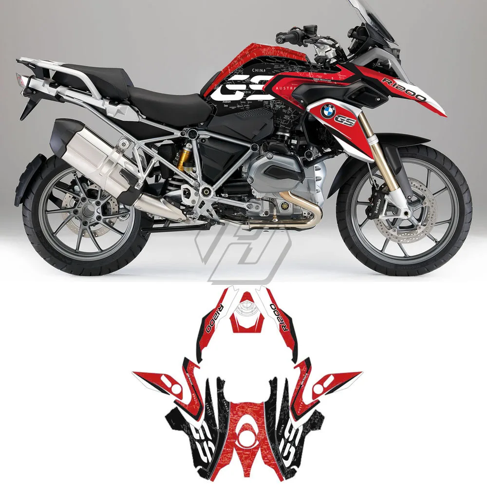  ׷ Į ŰƮ ̽, BMW R1200GS R1200 GS 2014-2018 - World Map