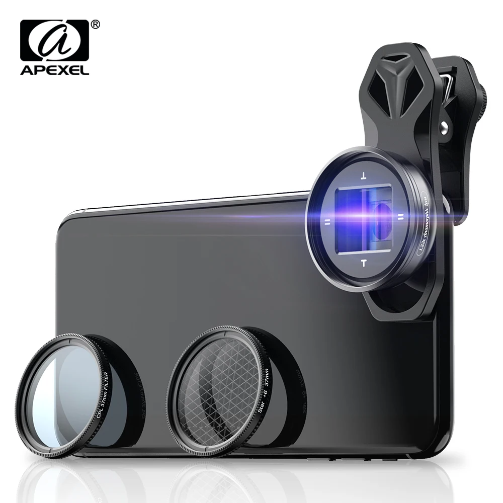 Phone Camera Lens Moveski Anamorphic Lens For IPhone Wide