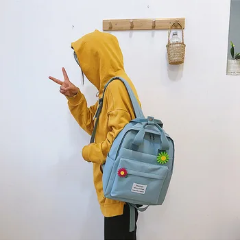 

Design South Korea Lovely Soft Bag Female Student Japanese Harajuku Sunflower Backpack Small Fresh Ulzzang Purple Backpack