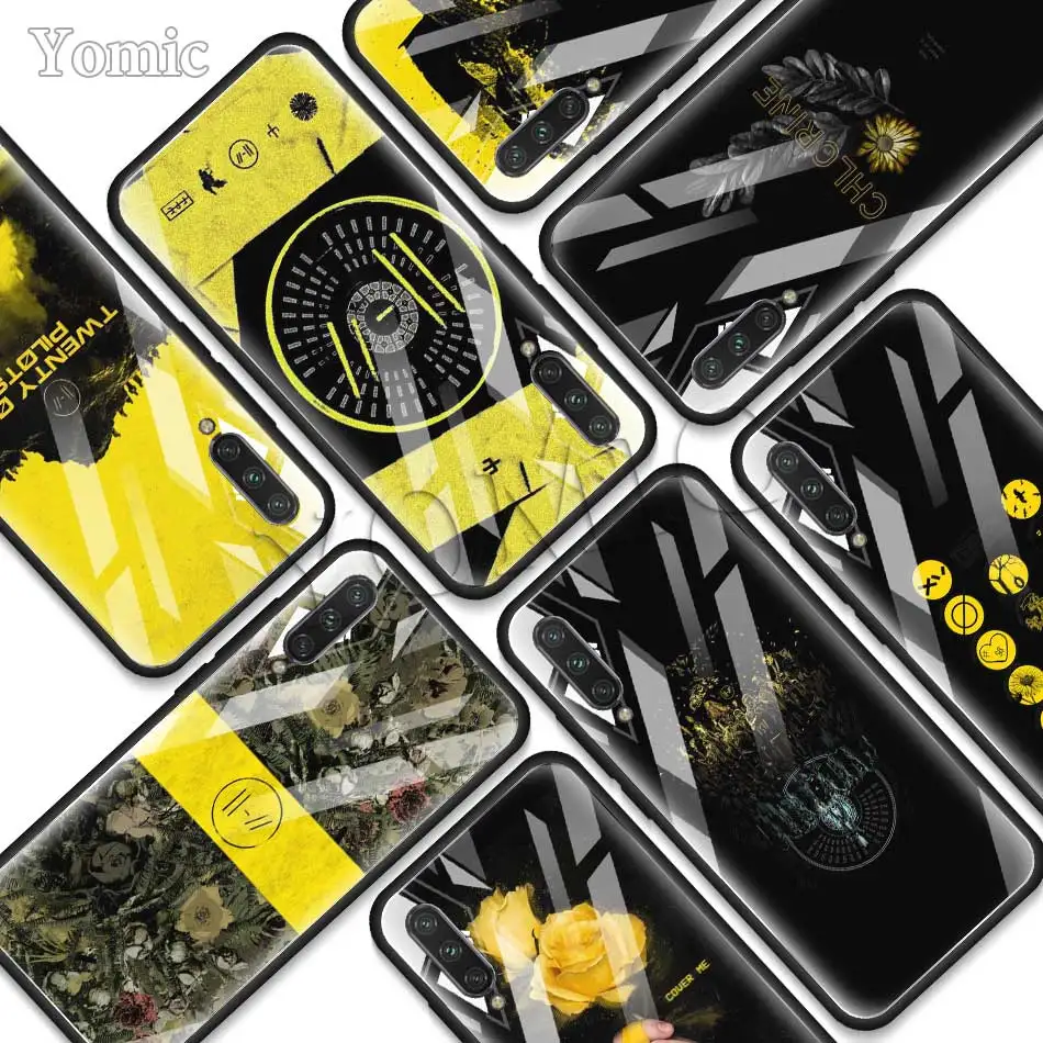 

Twenty One Pilots Trench 21 Tempered Glass Phone Case for Xiaomi A3 Lite Redmi Note 7 6 Pro K20 Pro Redmi 7 Soft Edge Cover