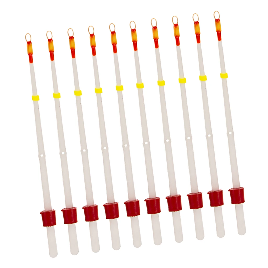 10 Pieces Mini Winter Ice Fishing Rod For Stream Ocean Beach Fishing Fishing Tools 