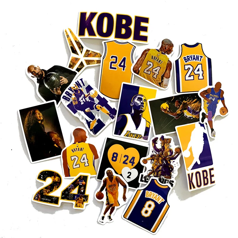 75 шт./компл. NBA Kobe мультфильм Граффити наклейка для гитары багаж шлем ПВХ