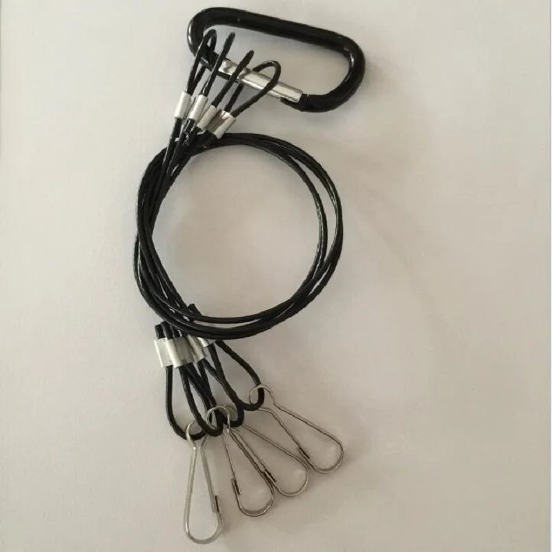 Led Grow Light Suspension Kit Stainless Steel Hanging Rope Hook 4 Legs Branch Length 35cm Light Suspension Kit