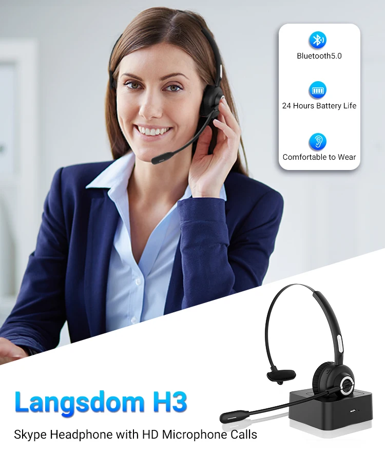 onderwerp Trouwens spreken Langsdom Bt25 Active Noise Cancelling Wireless Bluetooth Headphones Anc  Hifi 3d Gaming Headset Headphone For Pubg Overwatch - Earphones &  Headphones - AliExpress