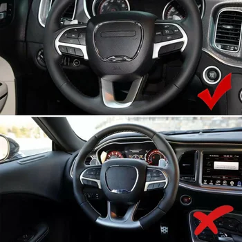 

2pcs Steering Wheel Shift Paddle Cover Extended High Quality Sliver Useful