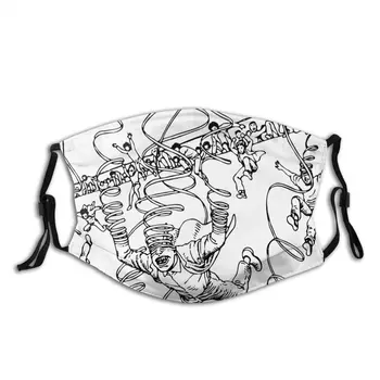 

Junji Ito Unisex Non-Disposable Face Mask Horror Japan Anti Haze Dust Protection Cover Respirator Muffle Mask with Filters
