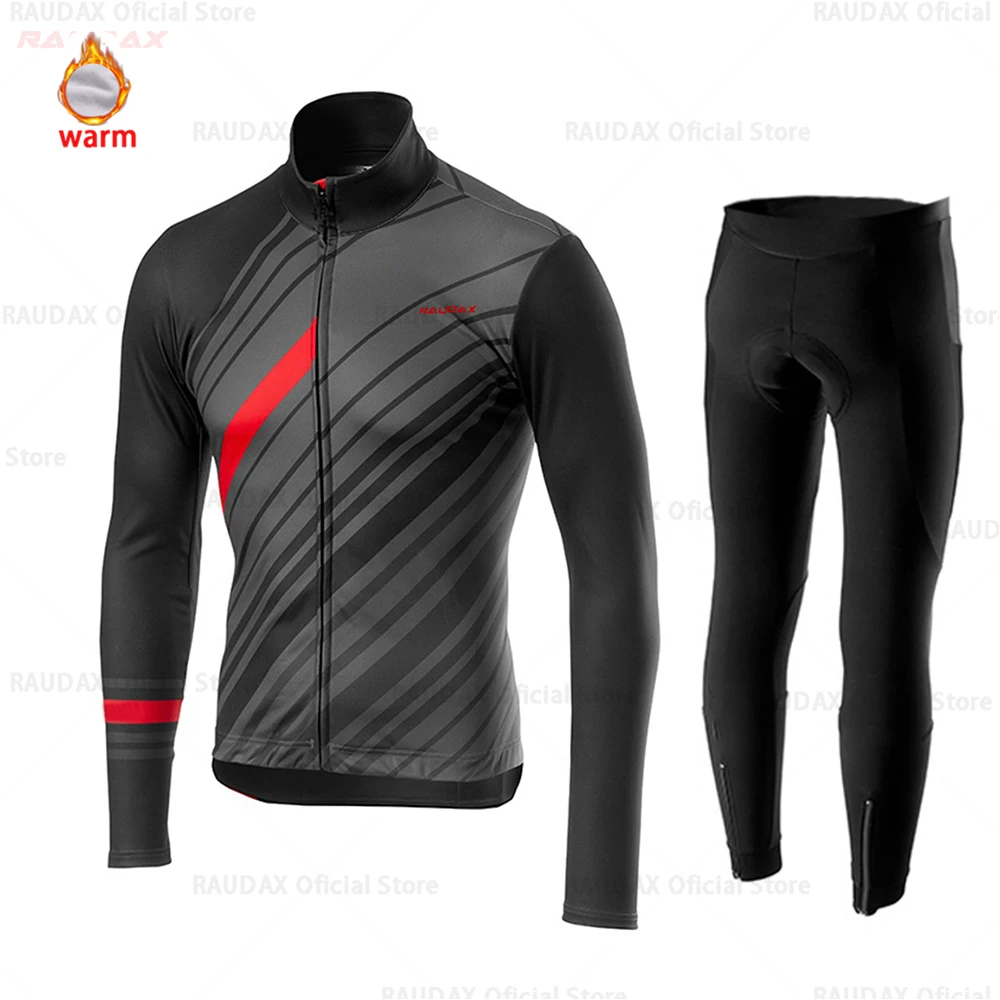 Normal cycling set Мужская велосипедная Джерси профессиональная команда специализируется на зимнем флисе одежда для велоспорта велосипедный комбинезон комплект Ropa Ciclismo триатлон - Цвет: Normal cycling set