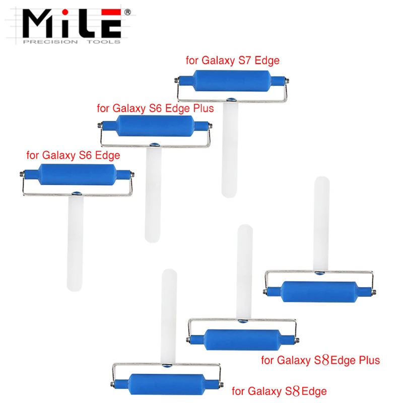 

MILE Silicone Roller Wheel for Samsung Galaxy S7/S8 Edge,S6Edge,S6 EdgePlus, LCD OCA Film Polarizing Refurbish Paste Tool