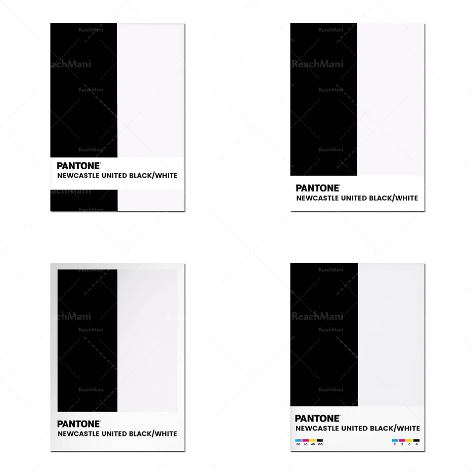 Baia United Ballon De Football Pantone®Noir / Blanc