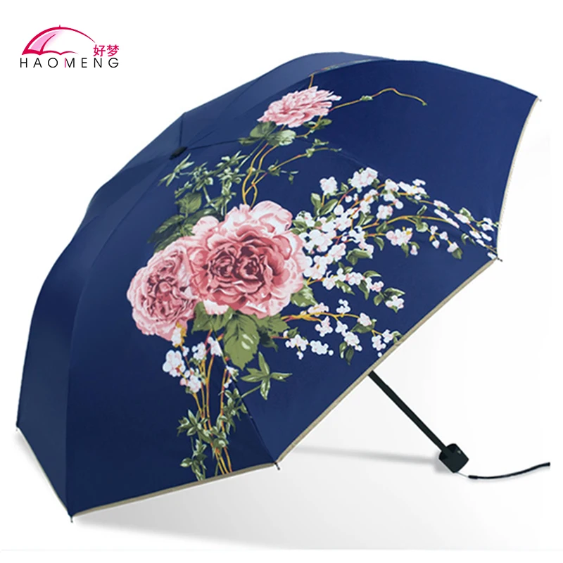 High Quality Ladies Umbrella Women Cute Waterproof Wind Resistant Cheap Summer Paraguas Plegable Household Goods OO50YS | Дом и сад