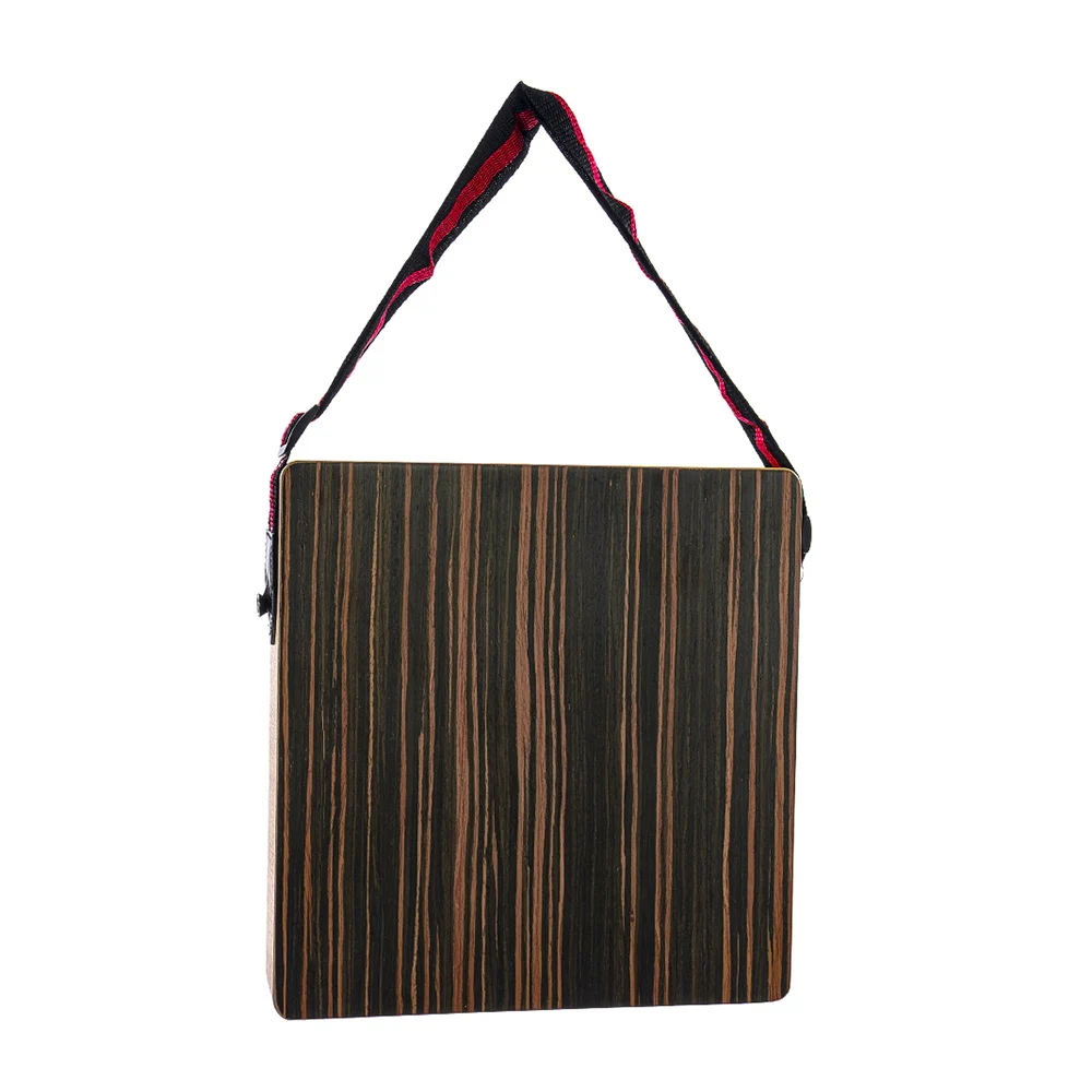 Cajon Boxdrum Travel Drum Accompaniment Music Percussion Instrument Solid Wood Portable with Strap | Спорт и развлечения
