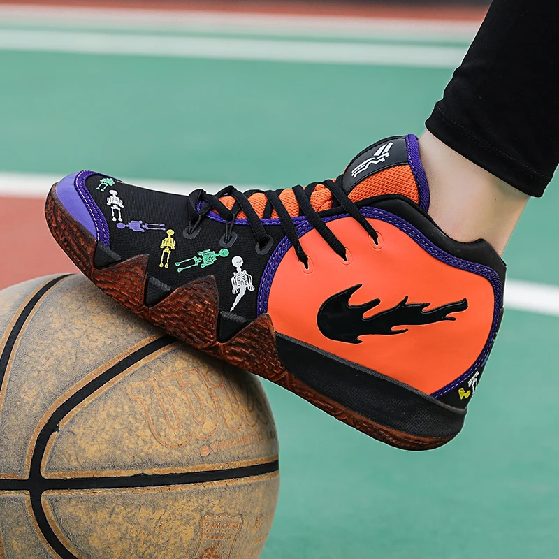 Уличная Мужская баскетбольная обувь Zapatillas Hombre Deportiva высокие дышащие ботильоны
