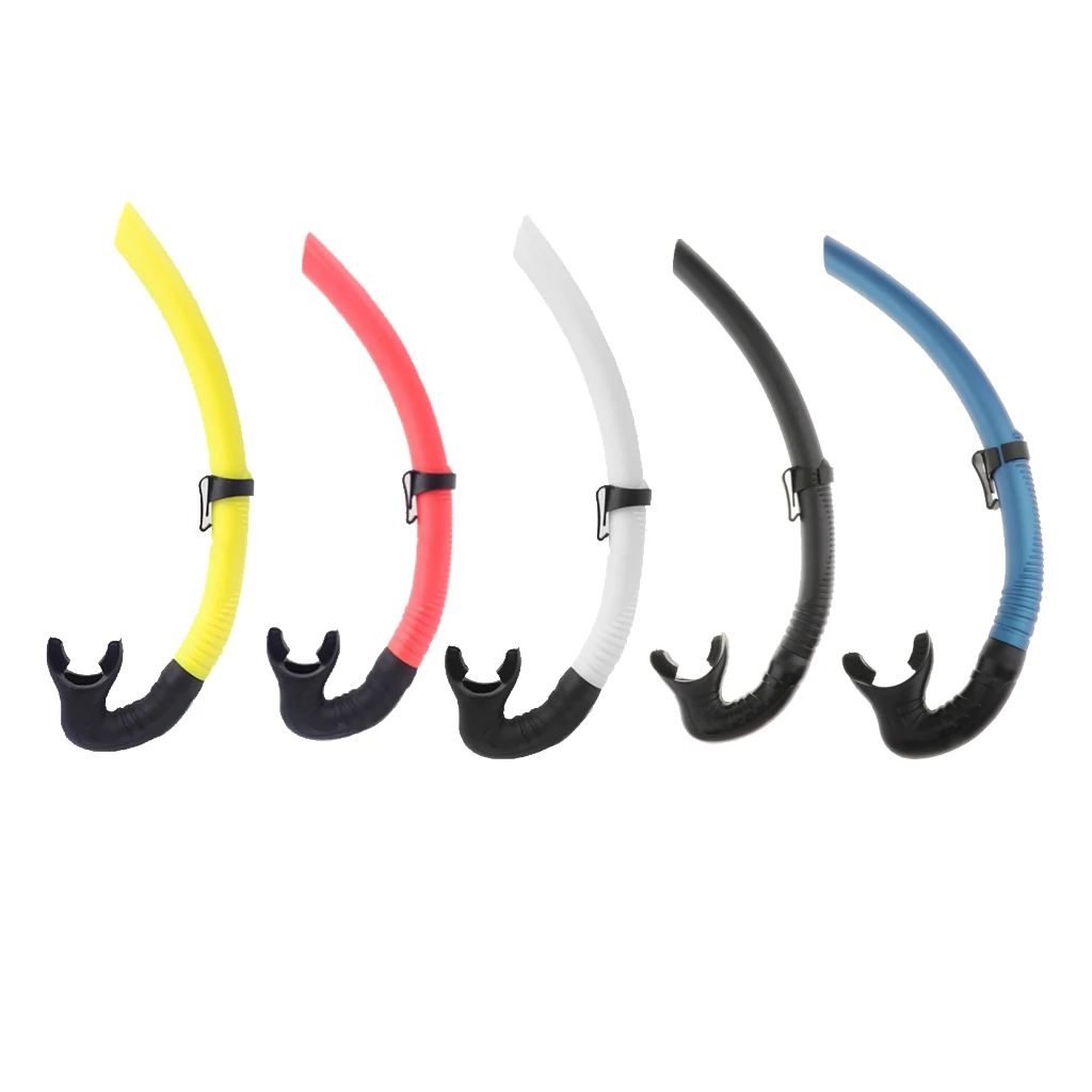 Swimming Snorkel One-Way Purge Valve Breathing Tube Food Silicone Mouthpiece
