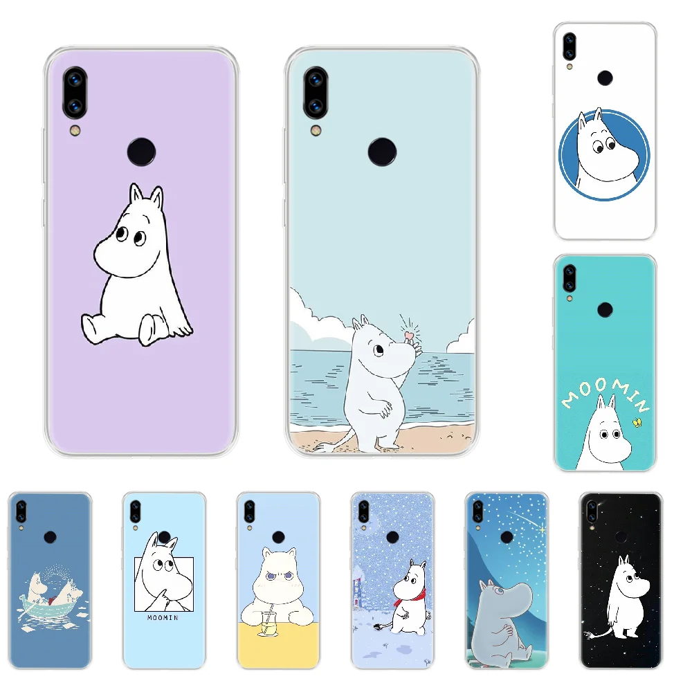 Художественный чехол для телефона с рисунком бегемота мумина DIY Xiaomi Redmi 2 3 4x5 5a 6 7 8