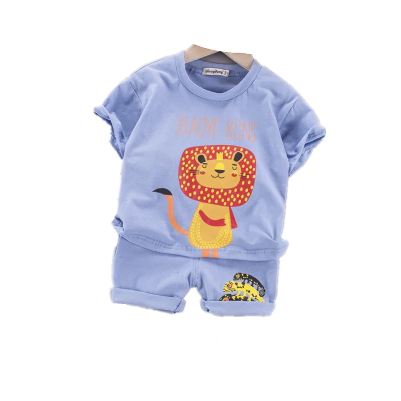 

Kids Clothes Suit New Summer Children Boys Girls Cartoon T Shirt Shorts 2Pcs/sets Baby Toddler Casual Clothing Infant Sportswear