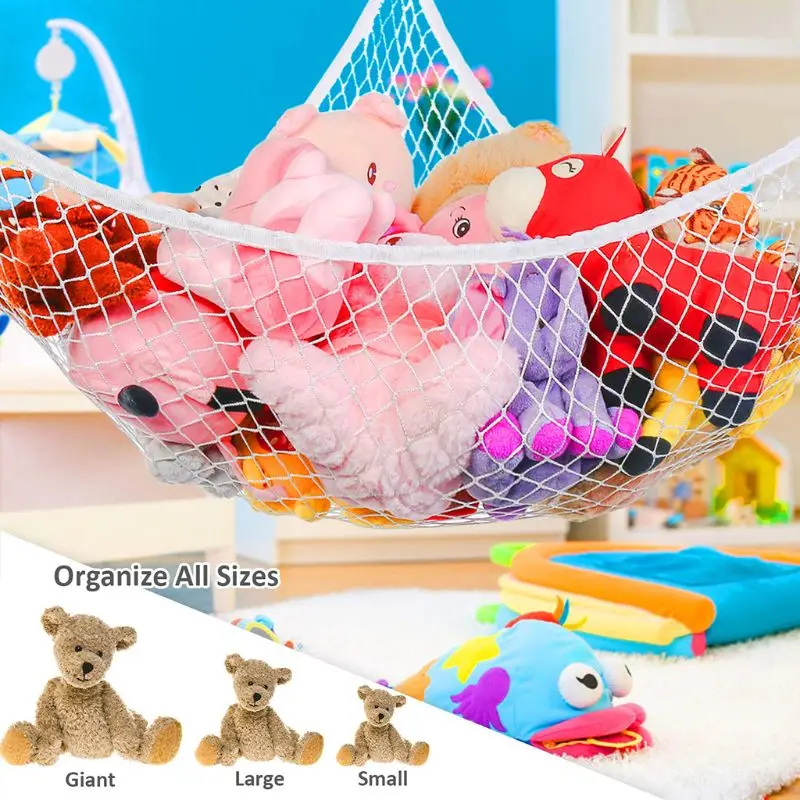 Stuffed Animal Storage Net Hammock Plush Holder Display For Wall Hangings Stuffed  Animal Storage And Plush Toys Organizer For - AliExpress