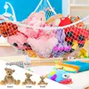 Mesh Net Toy Hammock Corner Stuffed Animals Toys Kids Baby Hanging Storage Organizer 2 Sizes 4