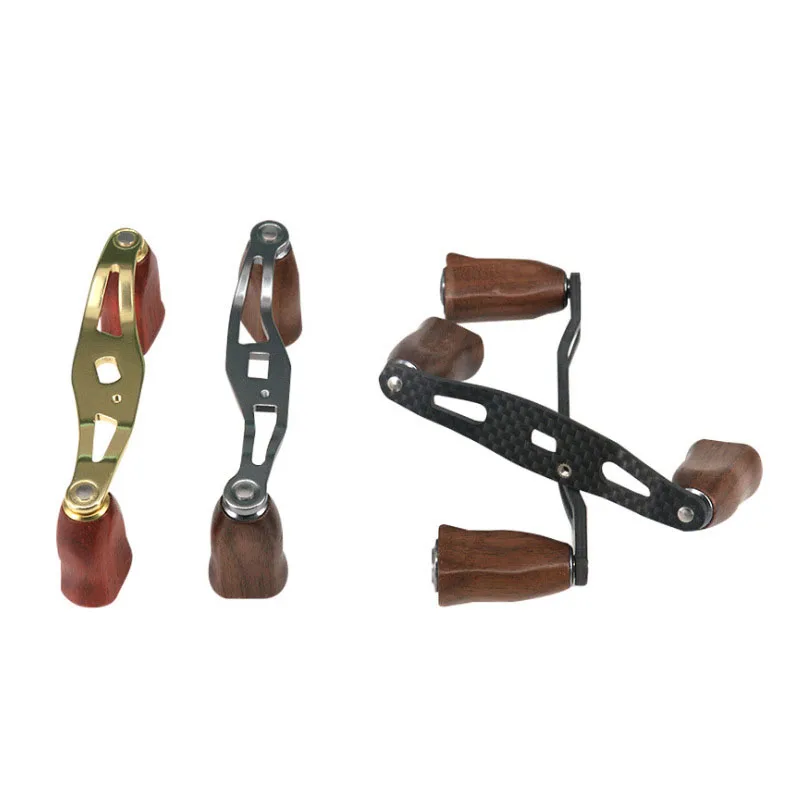 

Carbon Fiber Fishing Reel Handle Baitcasting Trolling Reel Rocker Left Right Fishing Reel Crank Accessory