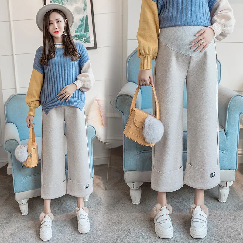 

Plus-sized 2019 Maternity Clothes Spring Leggings Outer Wear Fat Mm 200 Loose Pants Harem Pants Fashion Mom