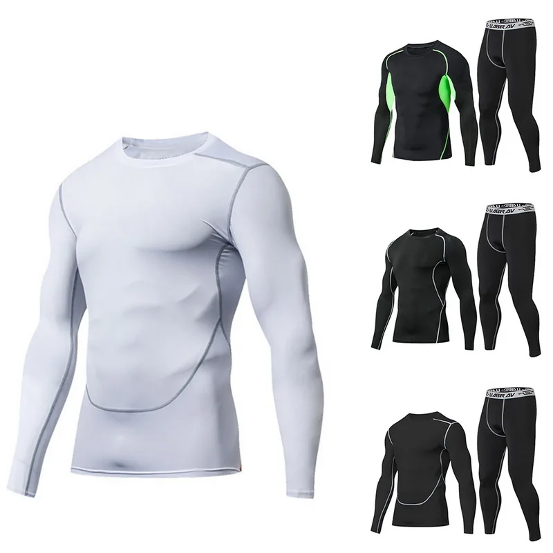 Sfit, мужской компрессионный спортивный костюм, быстросохнущий, дышащий, пот, фитнес-тренировка, мужская спортивная одежда для бега