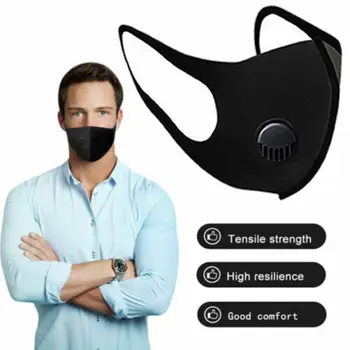 

Pollution Mask Military Grade Anti Air Dust and Smoke Pollution Mask with Washable PM2.5 Anti Dust Haze Mouth Mask Filter