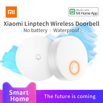 

Xiaomi linptech Wireless Doorbell Self-power-generating & Wifi Version mi Smart home Doorbell work with Mi home APP