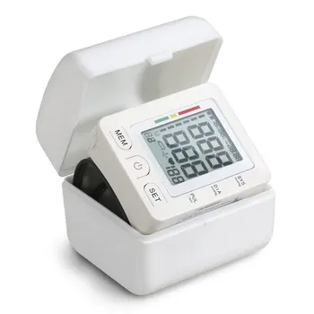 

Fully Automatic Monitor WHO Classification Indicator Wrist Style Adjustable Wrist Cuff Easy to read LCD Display with Box