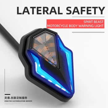 

SPIRIT BEAST Motorcycle Warning Light Universal Modified Accessories Moto Turn signals Lamp Motorbike LED Daytime Running Lights
