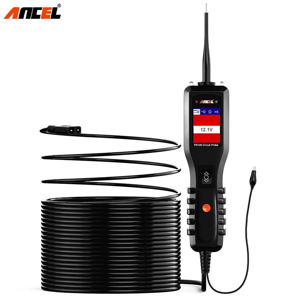 KM10 Automotive Circuit Tester Power Probe Kit Diagnostic Test Tool Vehicle Voltage Signal Diagnostic/Components Activated/Continuity Short Testing for 12-24V Auto Electrical System