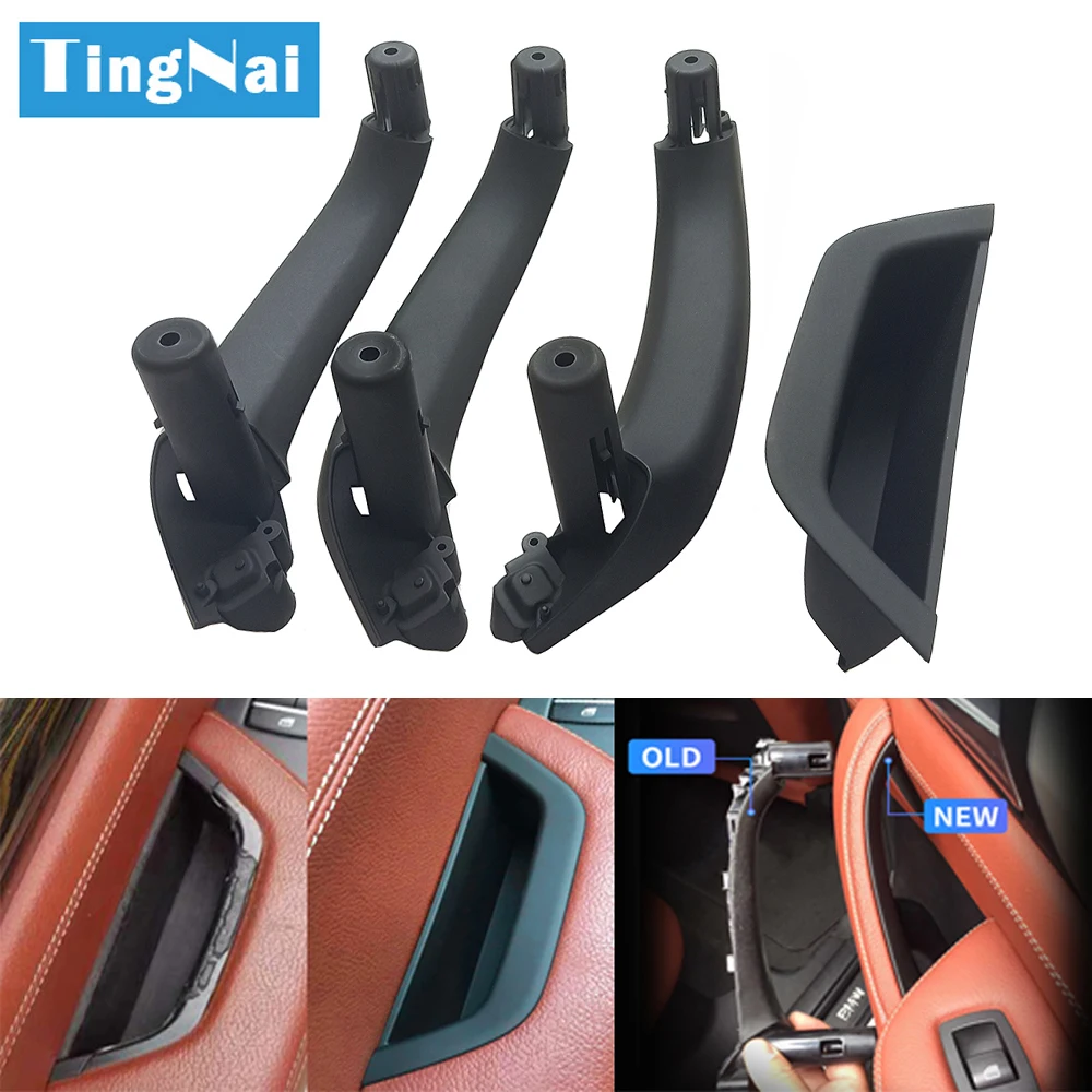 custom steering wheels LHD Interior Driver Side Passenger Door Pull Handle Armrest Panel Cover Trim For BMW X3 X4 F25 F26 2010-2016 gas pedal and brake pedal